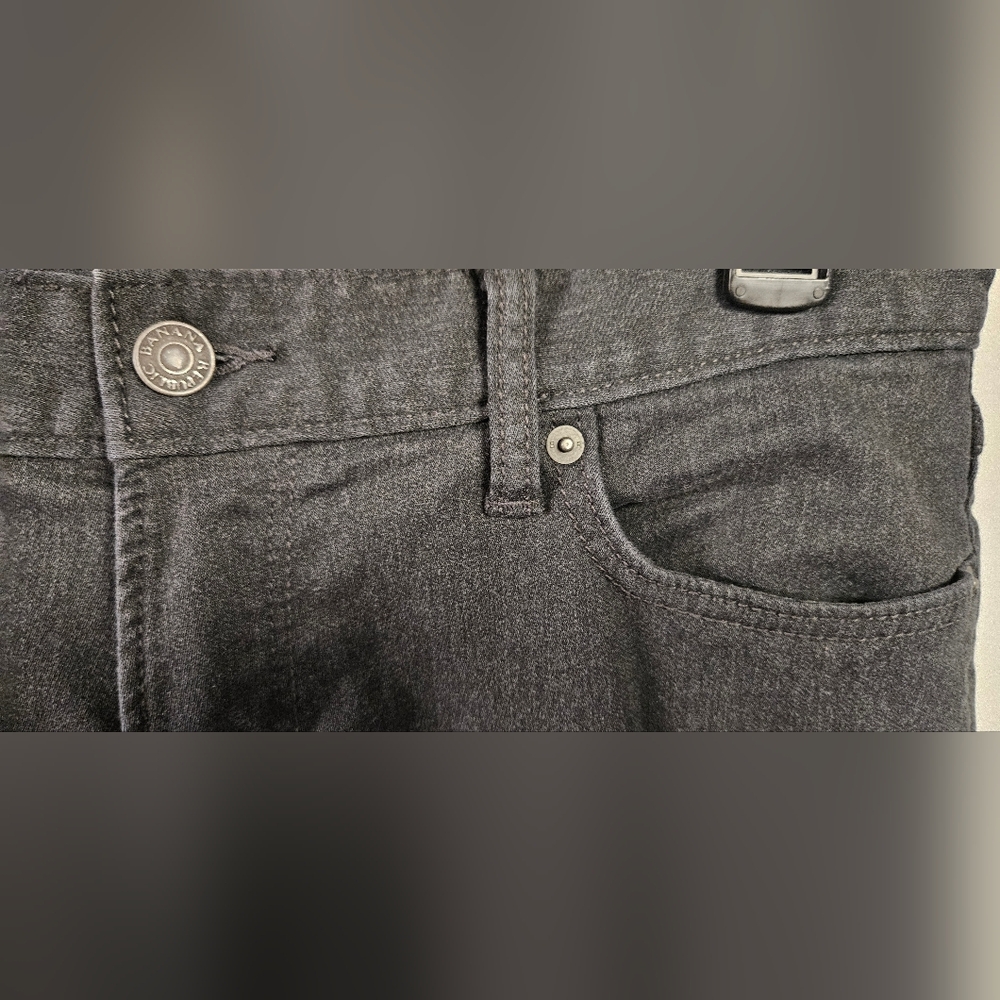 Banana Republic Men's Slim Jeans in Charcoal Gray - Picture 4 of 10